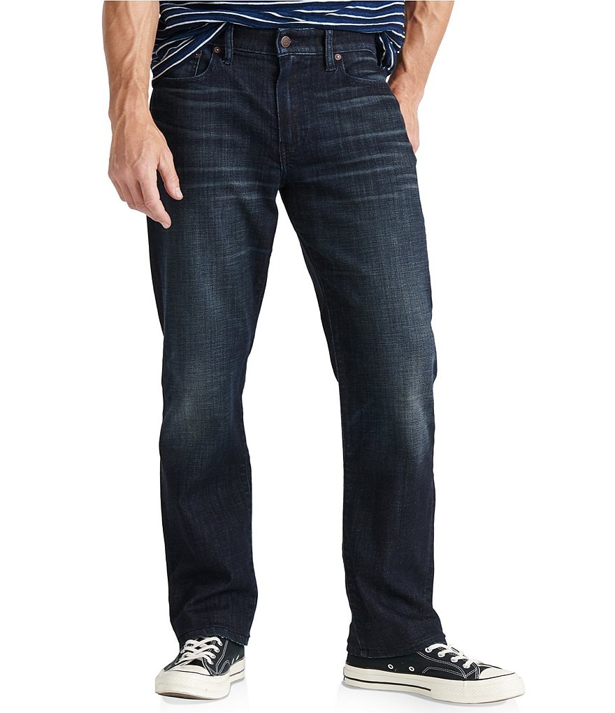 Джинсы Lucky Brand Jeans Coolmax 363 Винтажные прямые джинсы, синий джинсы lucky brand 363 straight premium coolmax jean цвет dawson