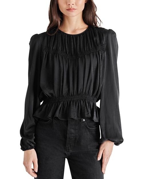 

Топ с баской Pyper STEVE MADDEN, цвет Black