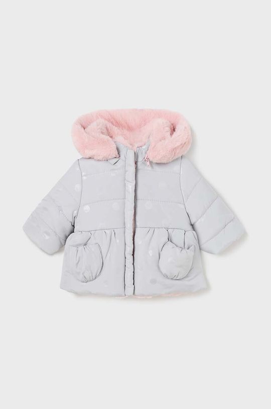 

Двусторонняя куртка для новорожденных Mayoral Newborn, розовый