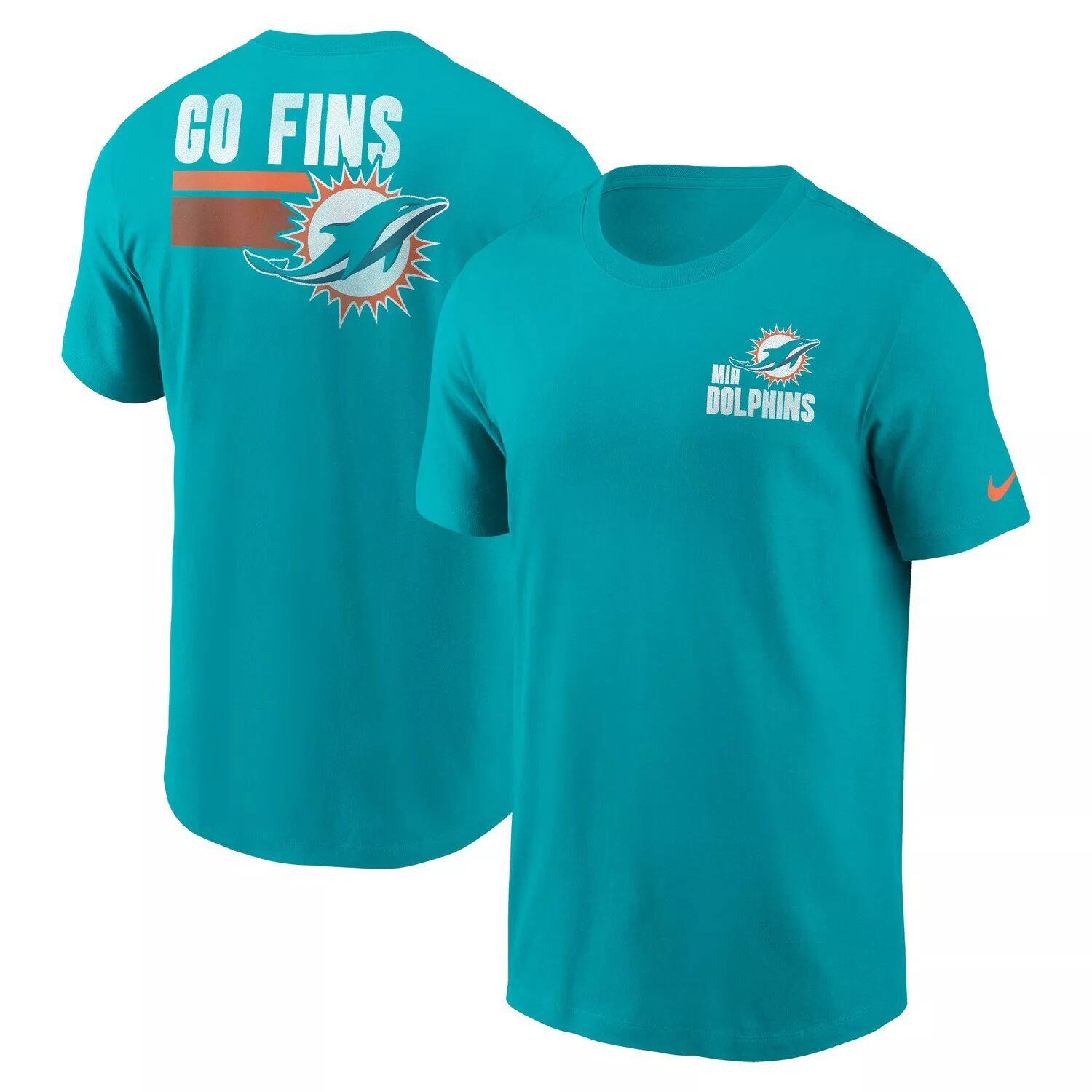 

Мужская футболка Aqua Miami Dolphins Blitz Essential Nike