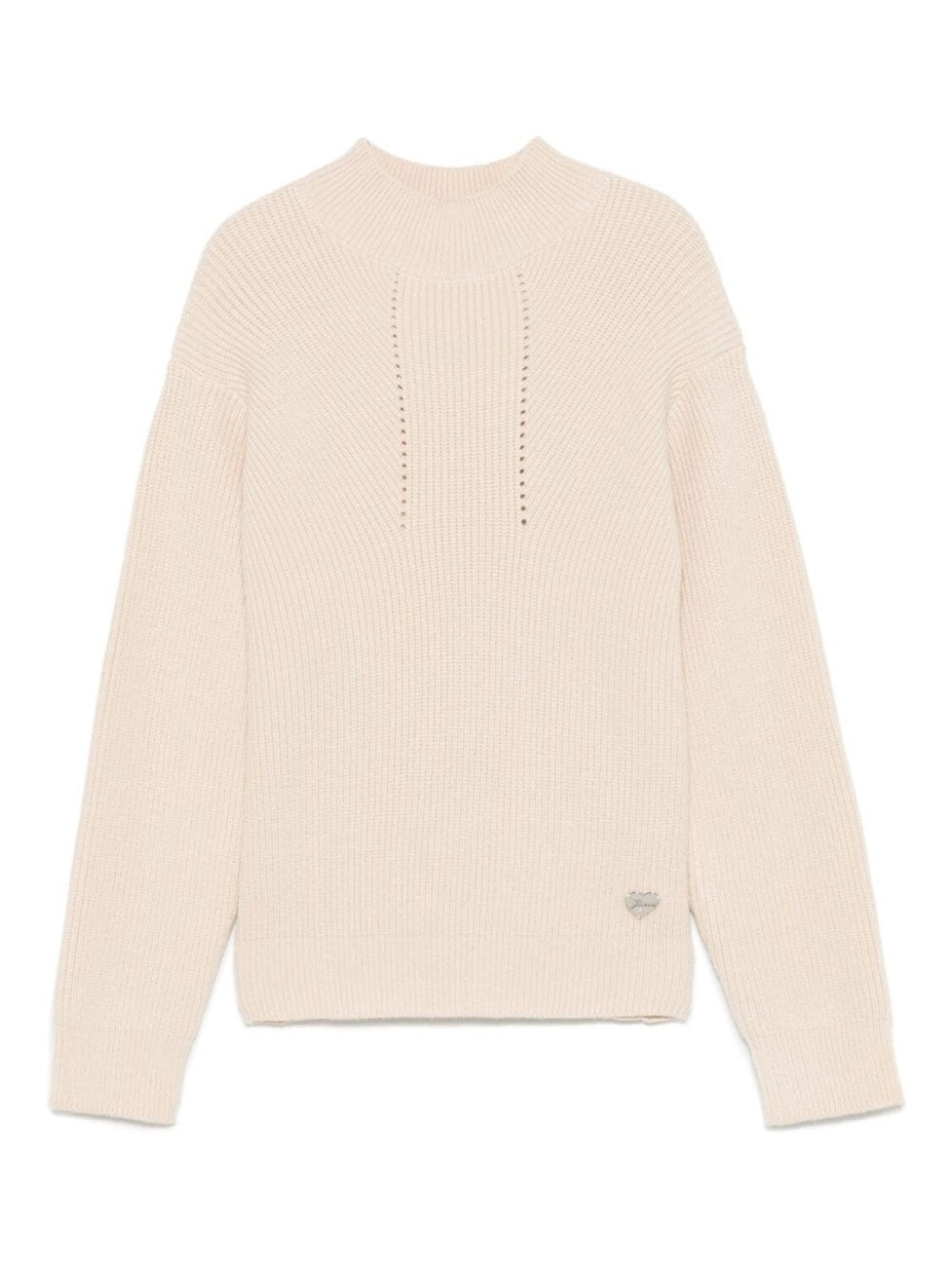 

Свитер ребристого плетения Guess kids, нейтральный цвет