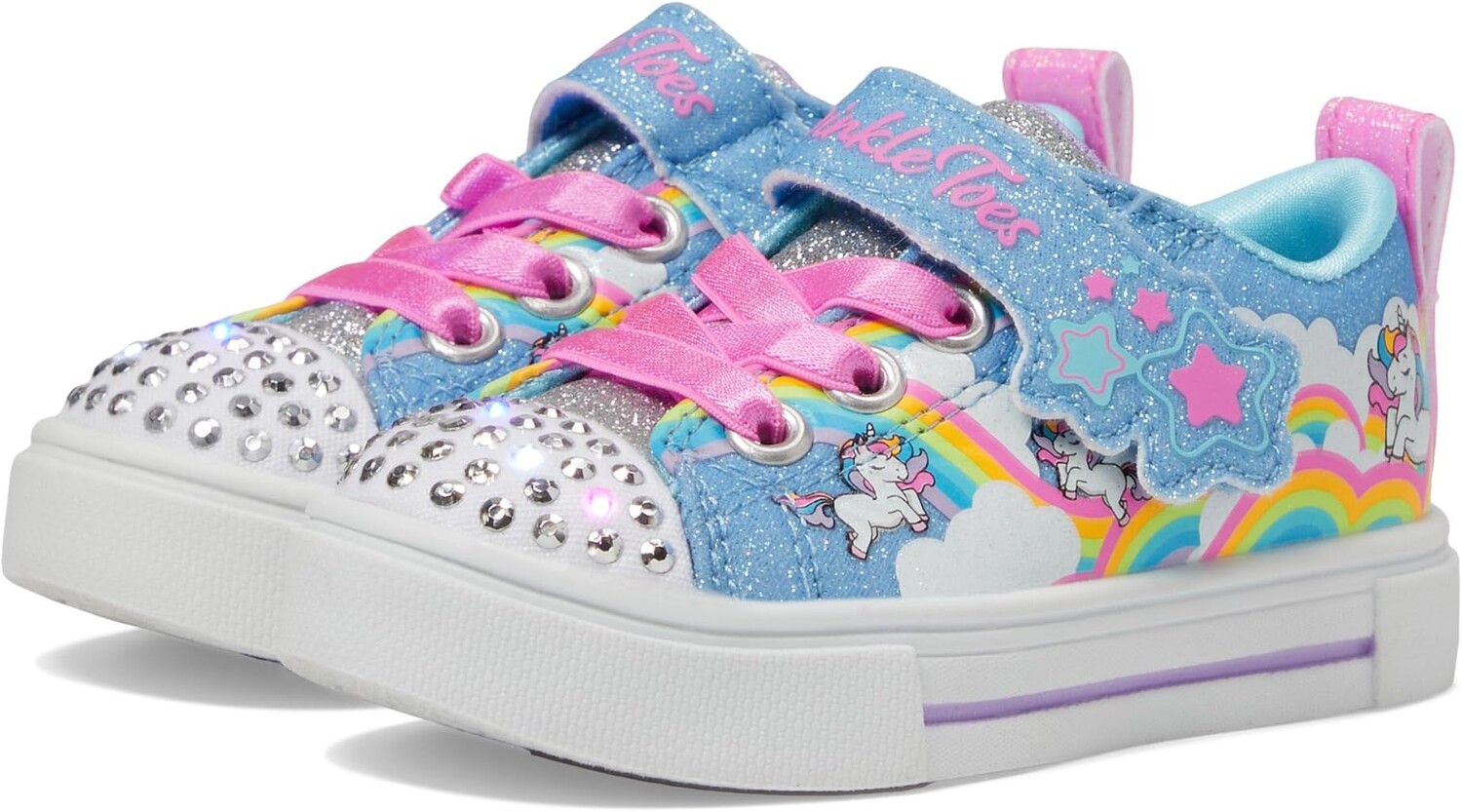 

Кроссовки Twinkle Sparks 314809N SKECHERS KIDS, цвет Blue/Multi