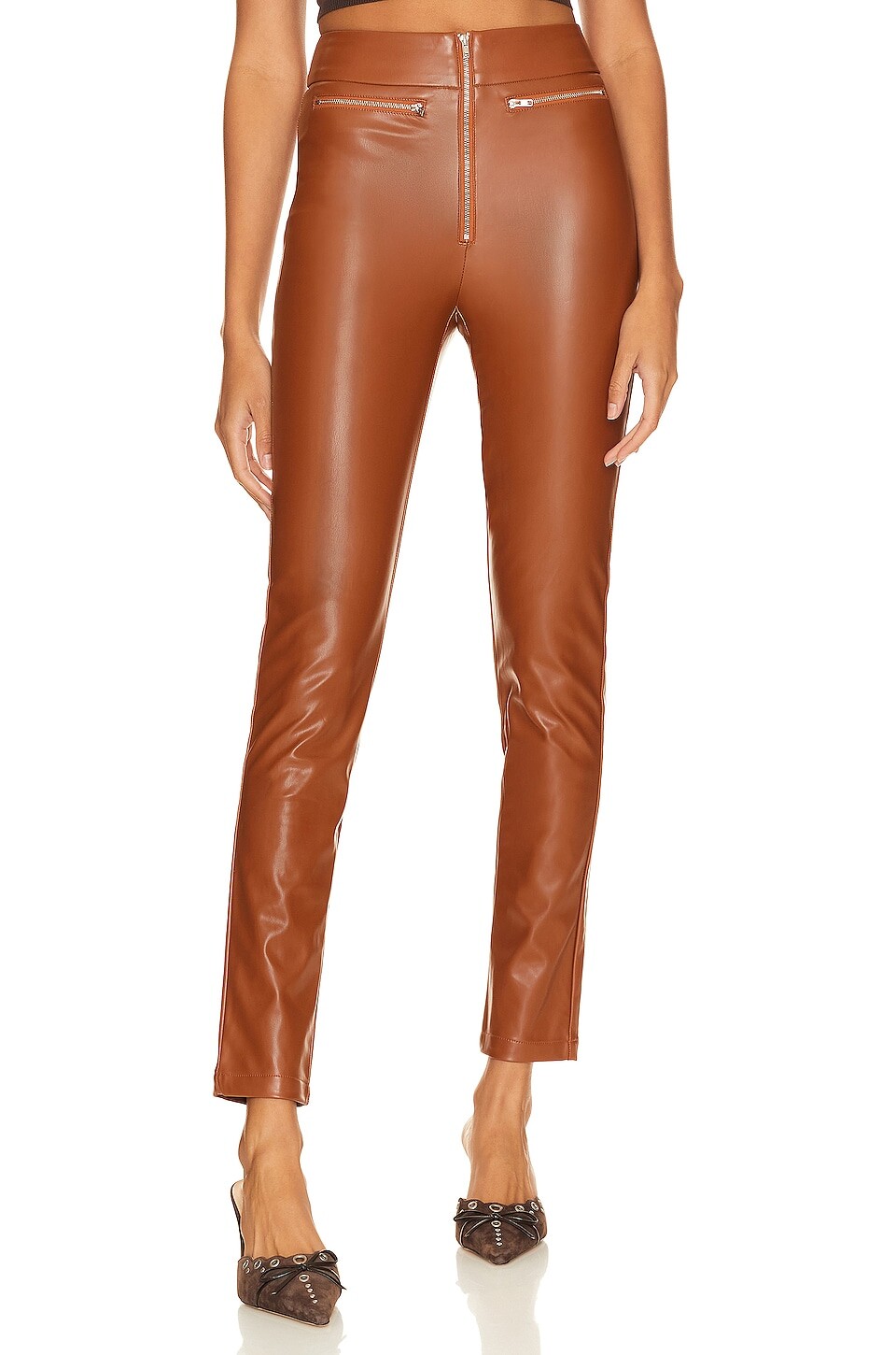 

Брюки superdown Adonia Zipper Front, кэмел
