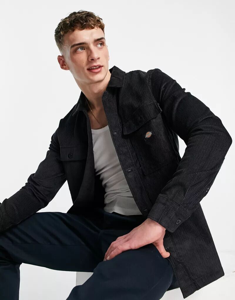 

Черная рубашка Dickies Higginson
