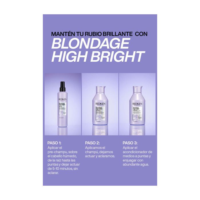 цена Шампунь Color Extend Blondage High Bright Champú Redken, 300 ml