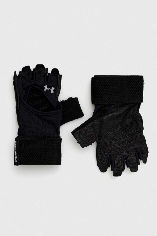 Перчатки для тяжелой атлетики Under Armour, черный