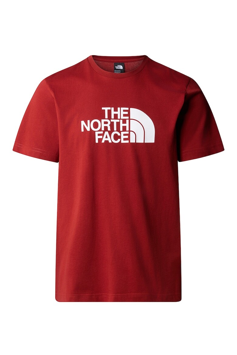 

Хлопковая футболка с логотипом The North Face, бургундия