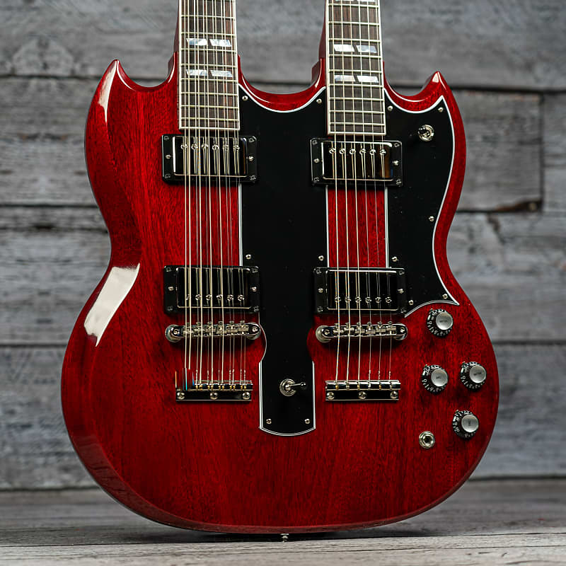 Электрогитара Gibson Custom EDS-1275 Double Neck - Cherry Red