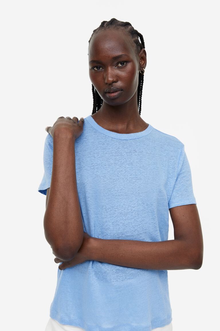 

Льняная футболка H&M