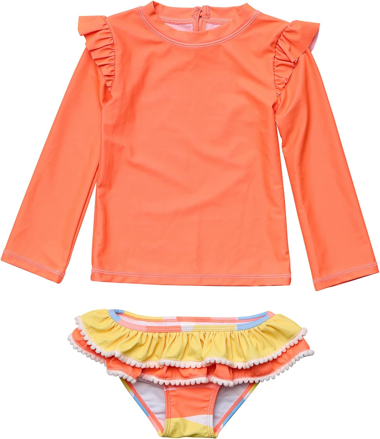 

Купальник Snapper Rock Good Vibes Long Sleeve Ruffle Set, разноцветный