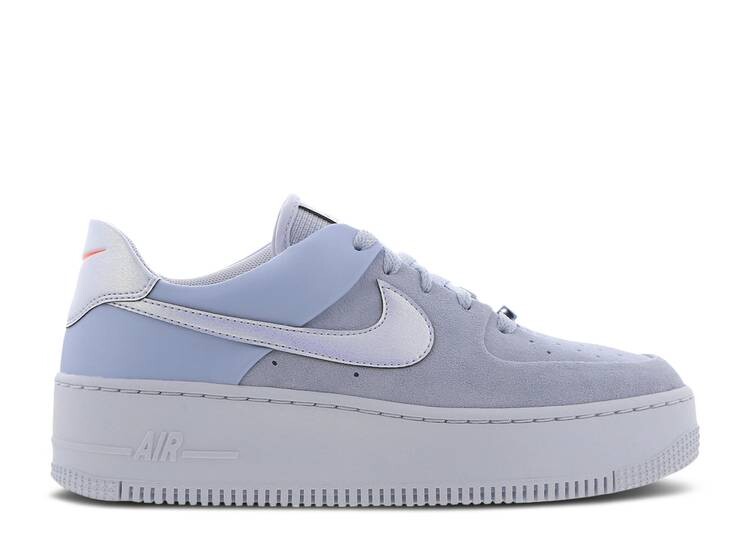 

Кроссовки Nike WMNS AIR FORCE 1 SAGE LOW 'GREY HYDROGEN BLUE', синий