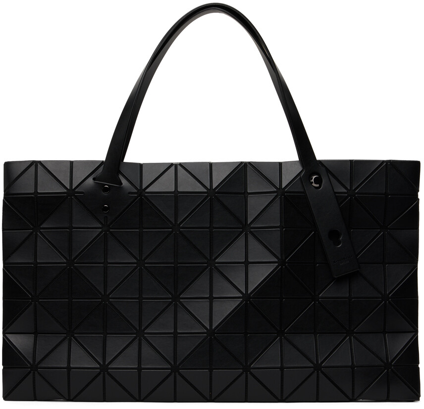 

Черная большая матовая сумка-тоут Rock Matte BAO BAO ISSEY MIYAKE