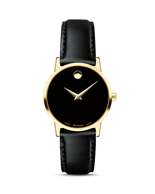 Классические музейные часы, 28 мм Movado, цвет Black классические музейные часы 33 мм movado цвет black