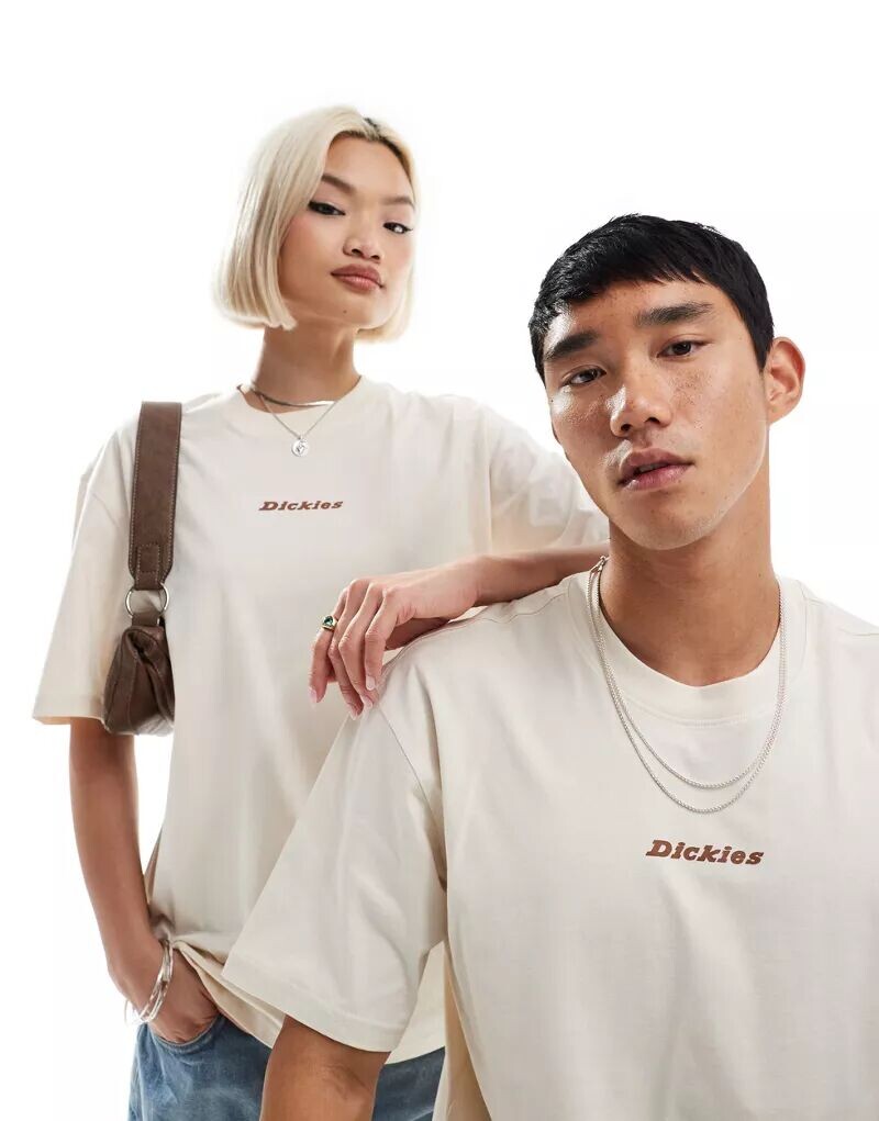 

Белая футболка с логотипом в центре Dickies Valley Falls эксклюзивно для ASOS
