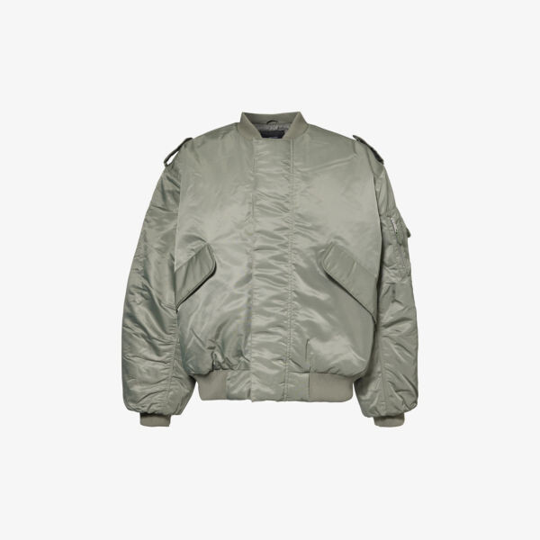 

Утепленный бомбер оверсайз v-22 Entire Studios, цвет swamp