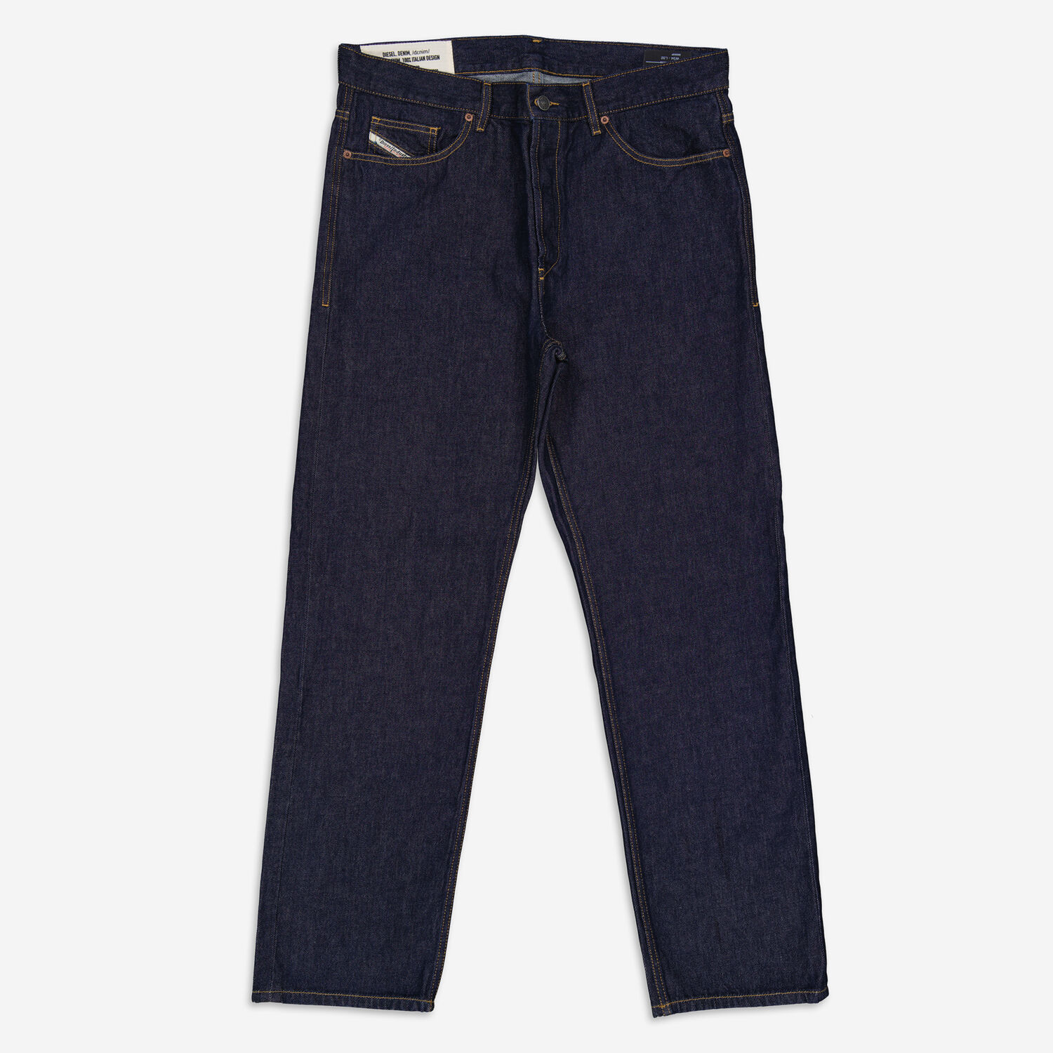 цена Темно-синие прямые джинсы D-Macs Diesel