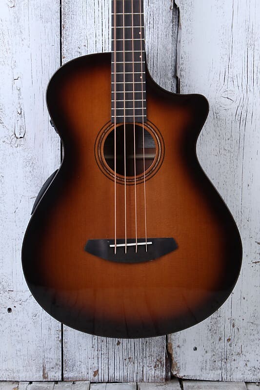 

Басс гитара Breedlove Solo Pro Concerto Edgeburst Bass Acoustic Electric Bass Guitar w Case