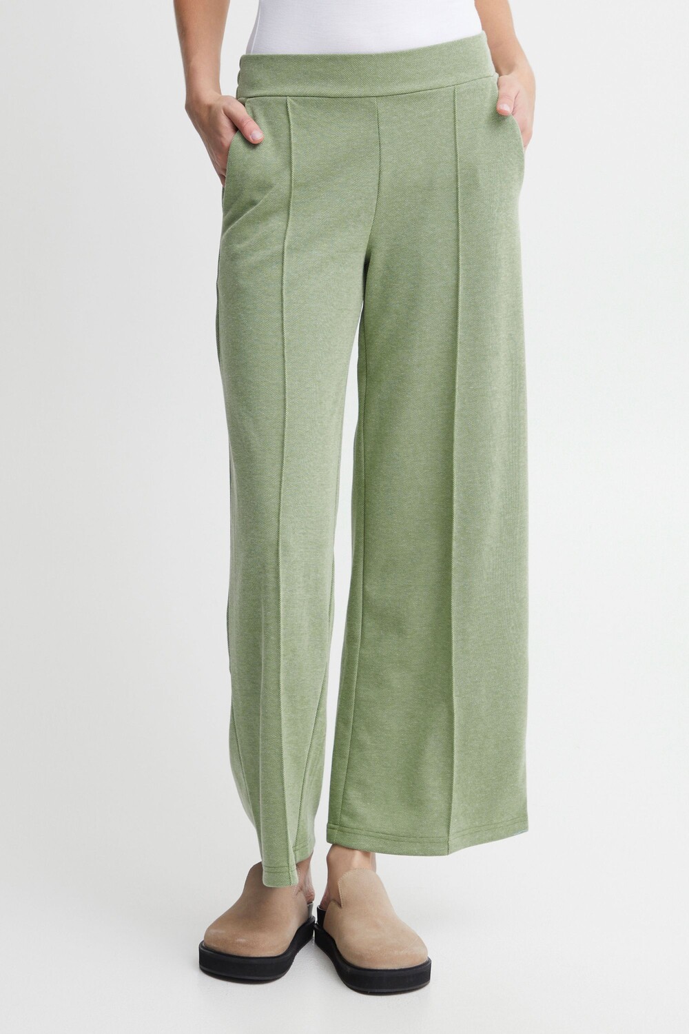 

Брюки ICHI Stoffhose IHKATE PIQUE PA3 20118162, зеленый