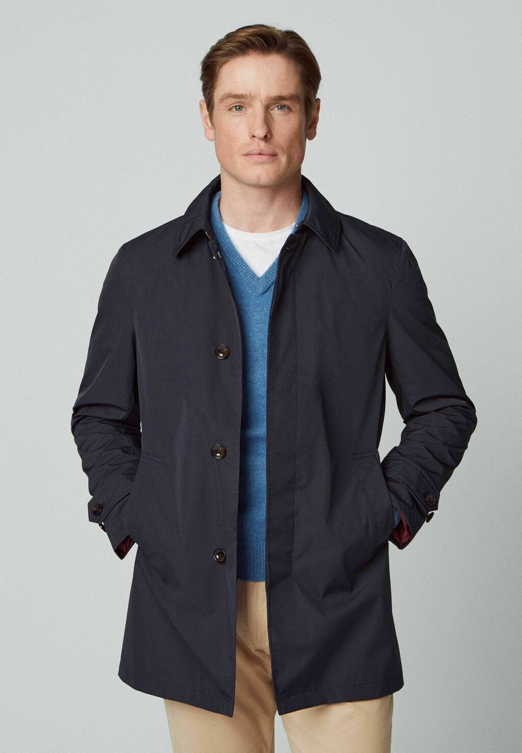 

Полупальто City Hackett London, цвет navy