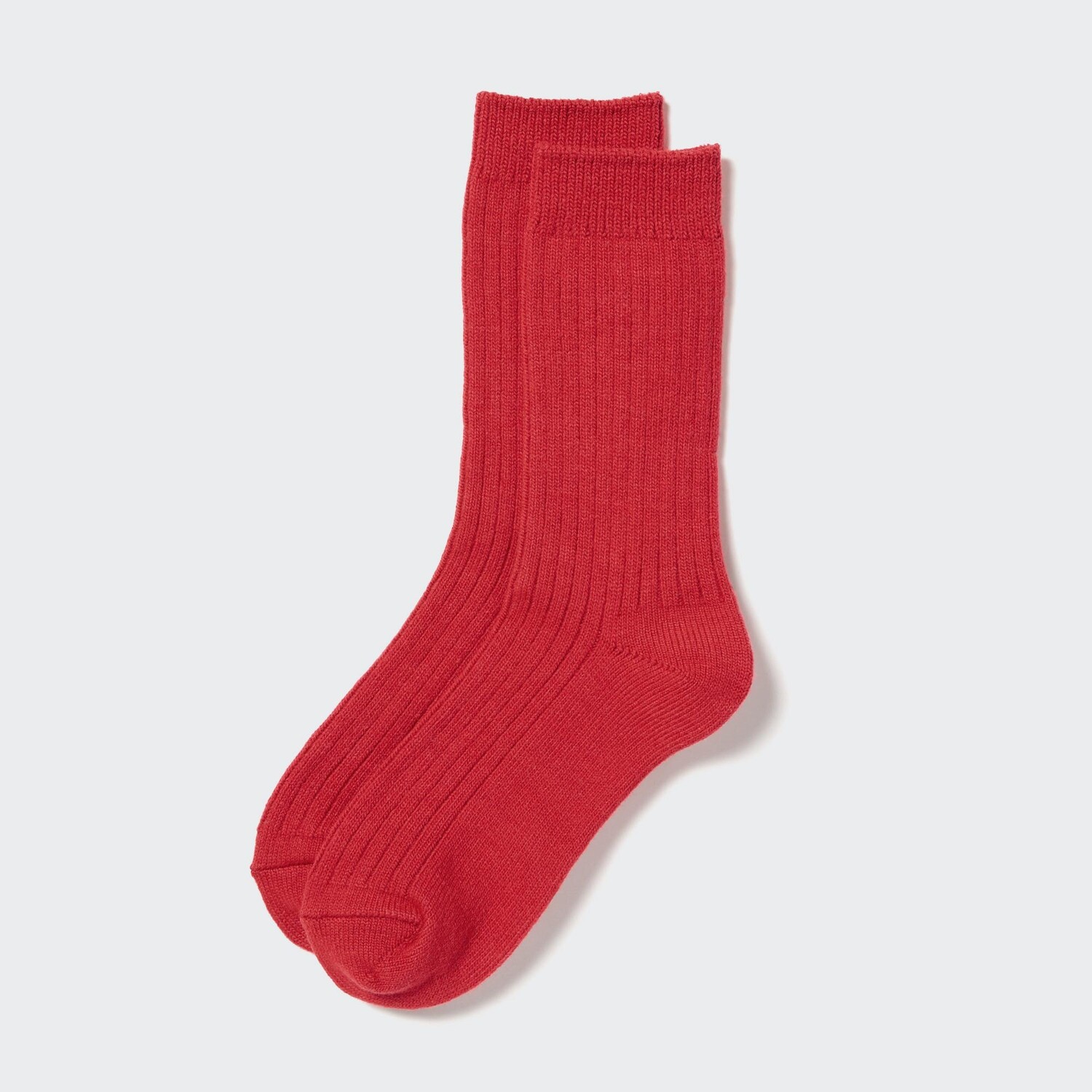 

Термоноски HEATTECH в рубчик Uniqlo, красный
