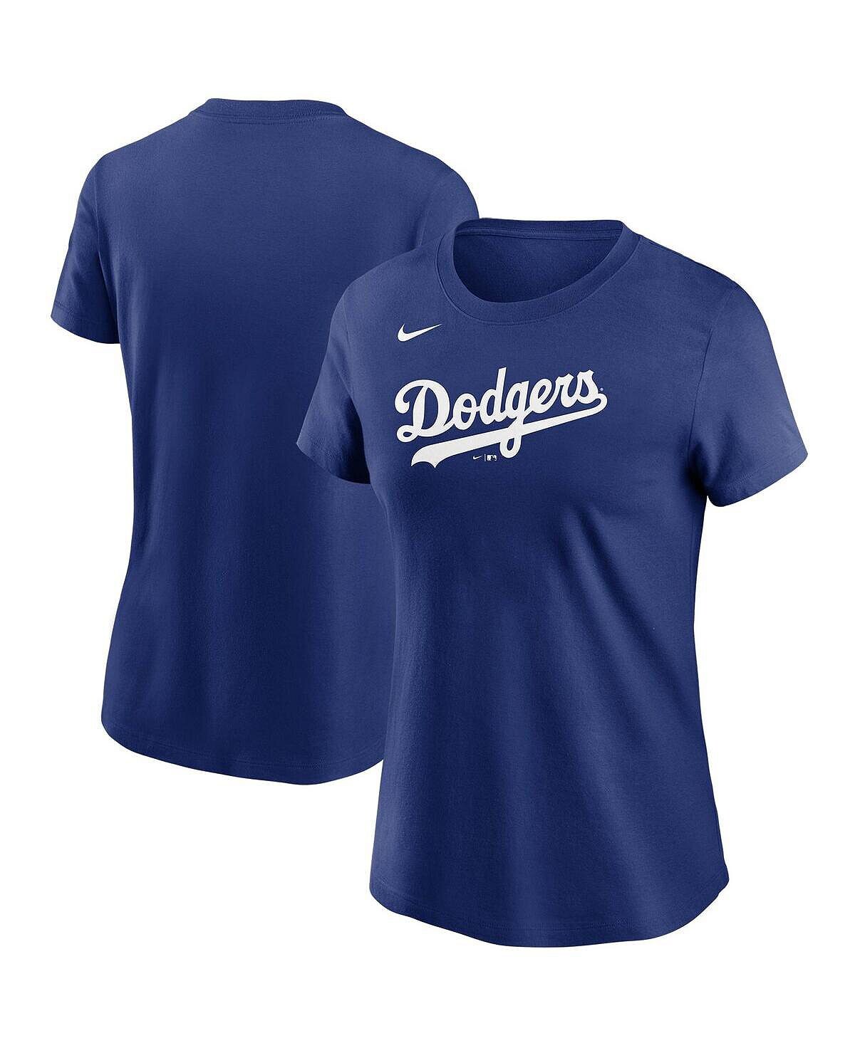 

Женская футболка с надписью Royal Los Angeles Dodgers Nike