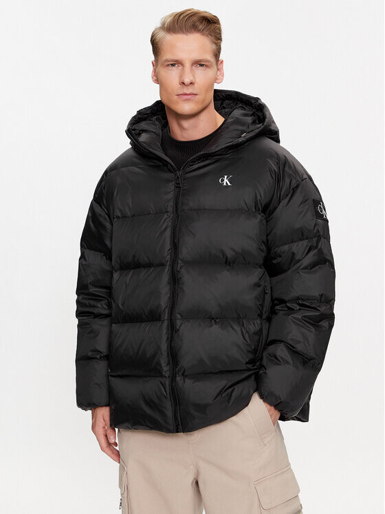 

Пуховик свободного кроя Calvin Klein, черный