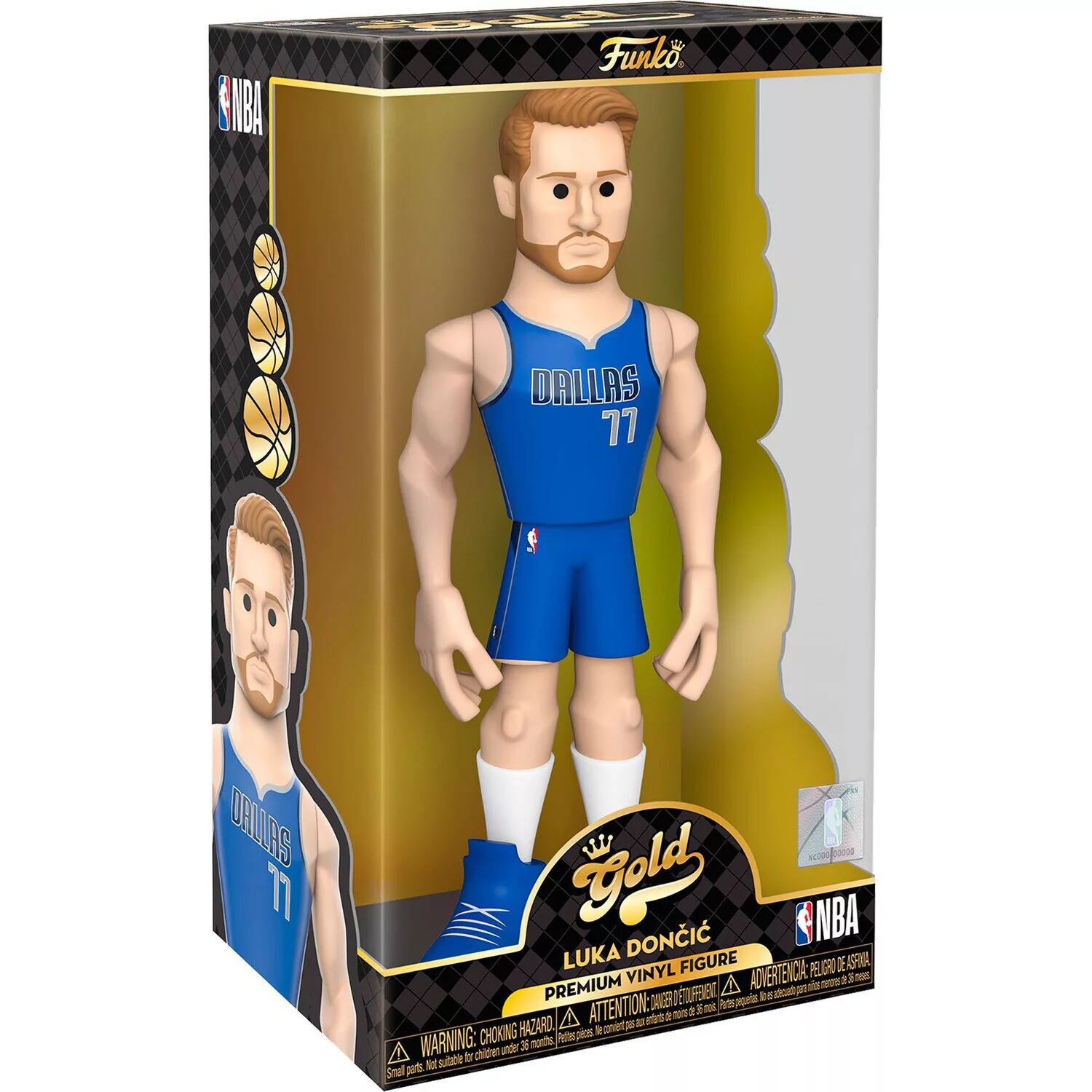 

Виниловая фигурка Funko Luka Doncic Dallas Mavericks ЗОЛОТАЯ премиум-класса Mystery Box Funko
