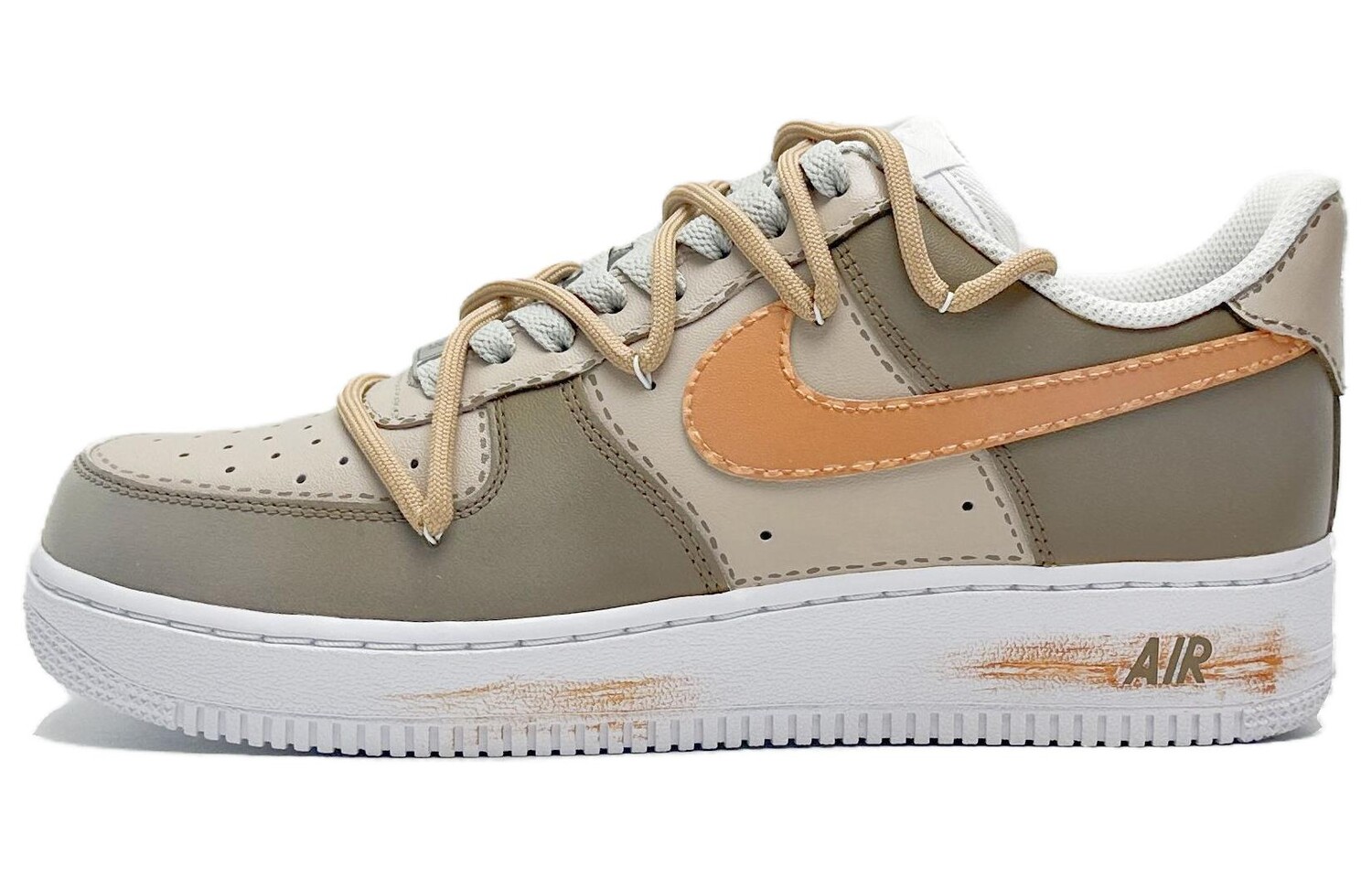 

Мужские кроссовки для скейтбординга Nike Air Force 1, Khaki