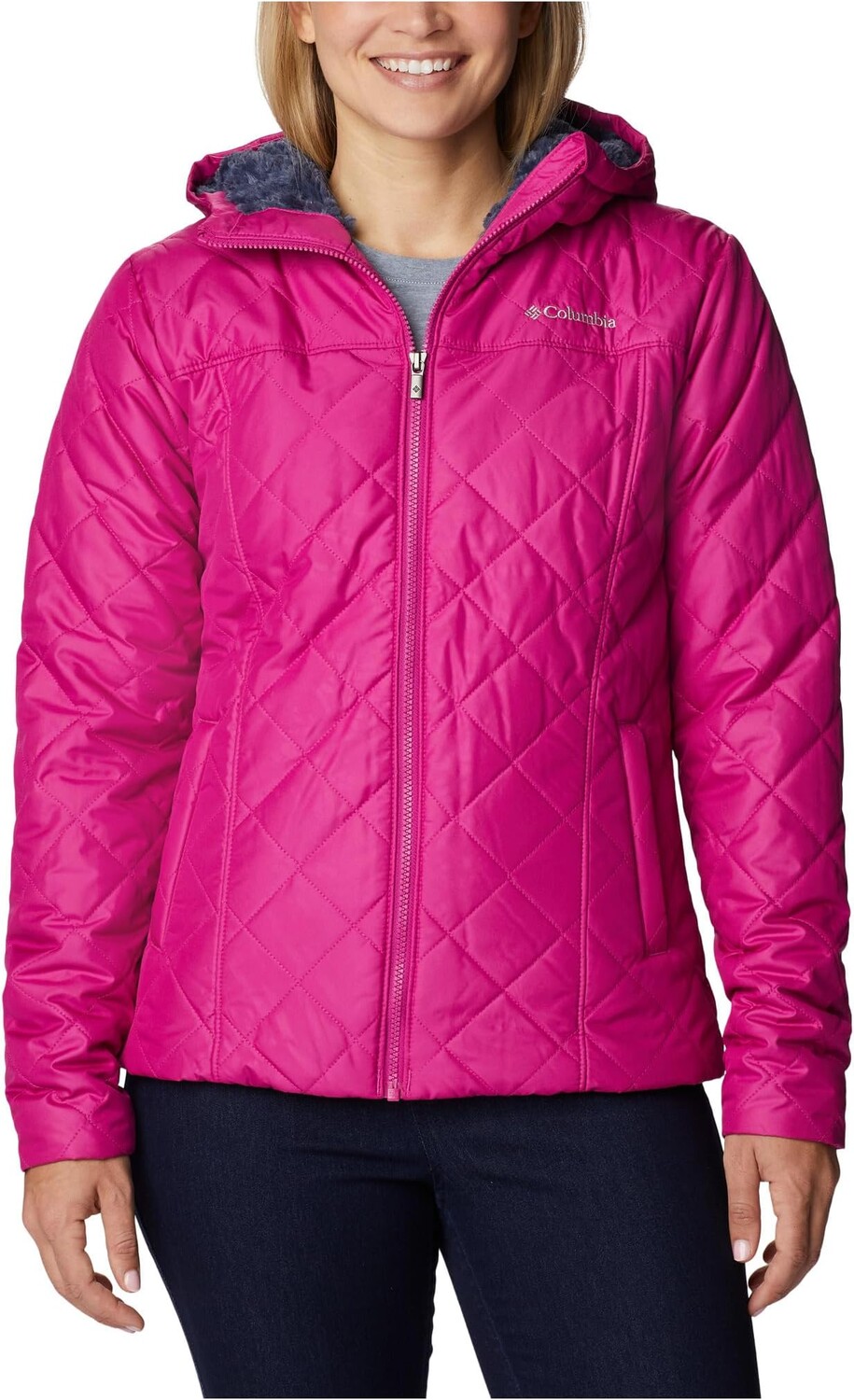 

Куртка с капюшоном Copper Crest Columbia, цвет Wild Fuchsia