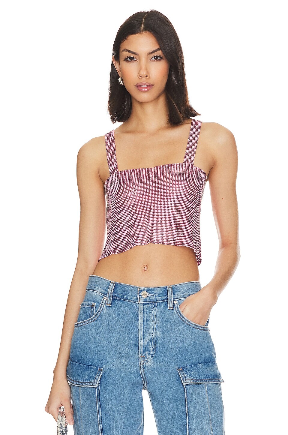 

Топ superdown Mackenzie Crop, розовый