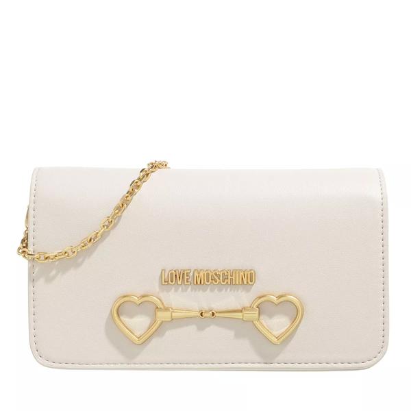 

Кошелек portafogli pu avorio Love Moschino, бежевый