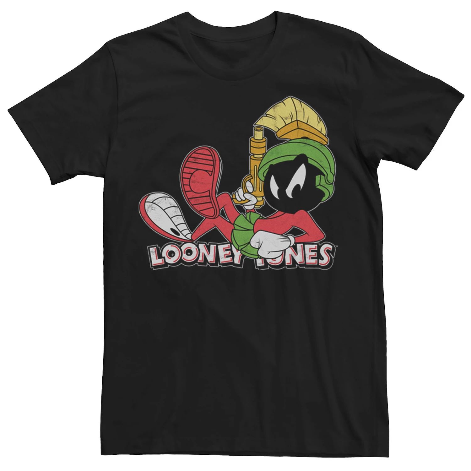 цена Мужская футболка с портретом Looney Tunes Marvin The Martian Pose Licensed Character