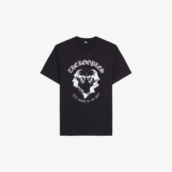 

Футболка из хлопкового джерси с графическим принтом The Kooples, черный