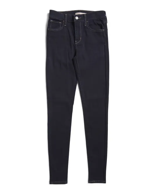 

Джинсы скинни с высокой посадкой Levis, индиго