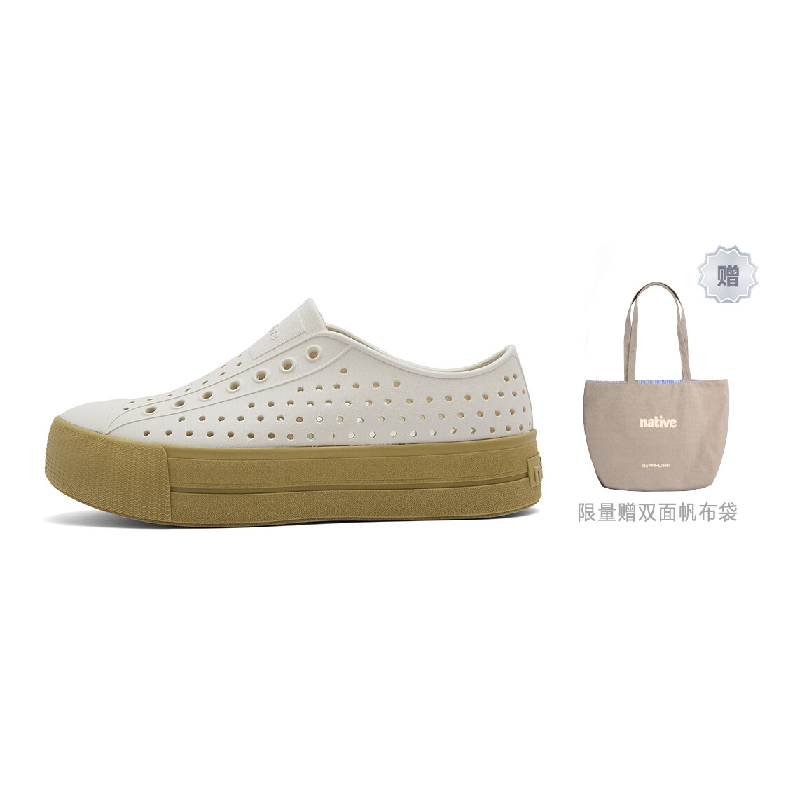 

Кроссовки Native Shoes Jefferson Hi Skateboarding Shoes Unisex Low-top, черный