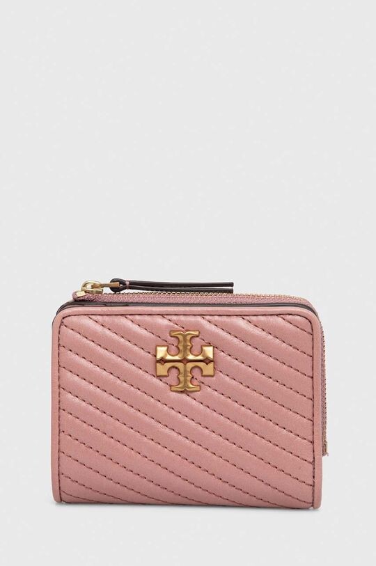

Кожаный кошелек Tory Burch, розовый