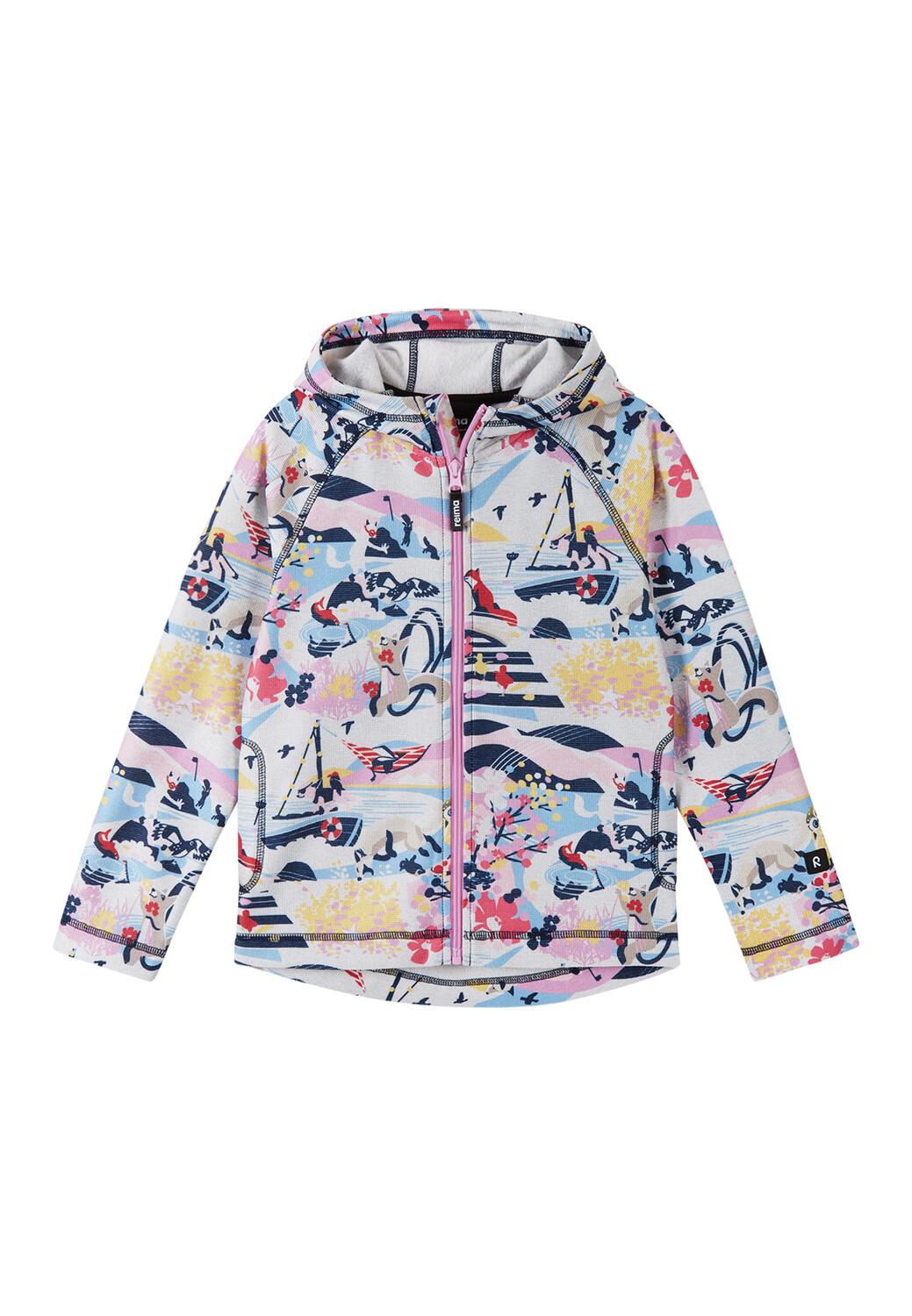 

Толстовка Reima Kapuzenpullover Haave, цвет Lilac Pink