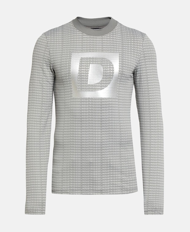 

Топ с длинными рукавами Diesel, серый
