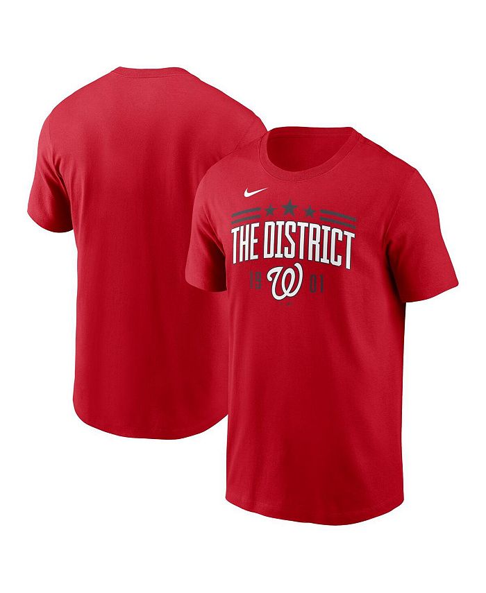 

Мужская красная футболка Washington Nationals The District 1901 Local Team Nike, красный