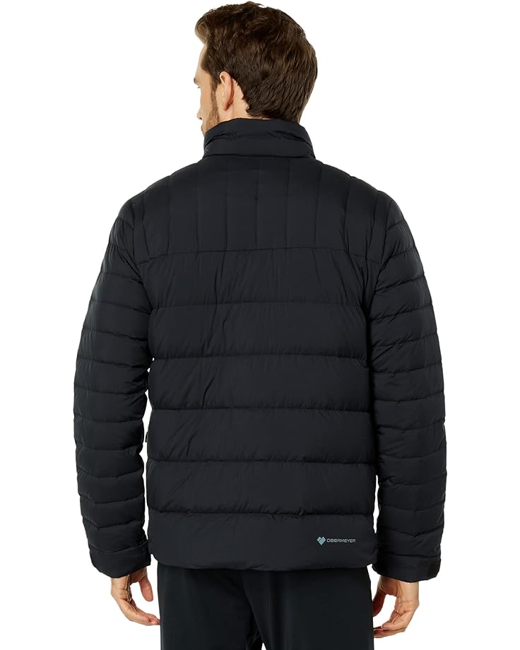 Куртка Obermeyer Klaus Down Jacket, черный мужская пуховая куртка obermeyer klaus черный