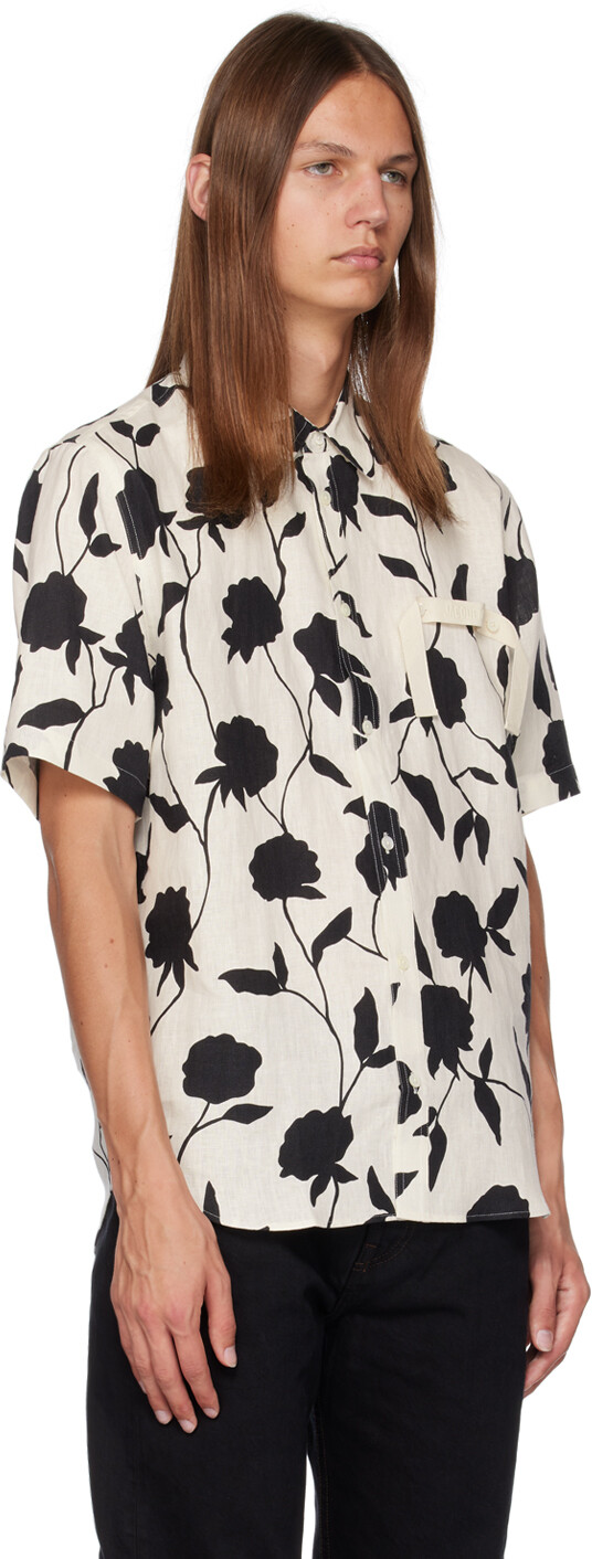 

Черно-белая рубашка Le Chouchou La Chemise Melo Jacquemus