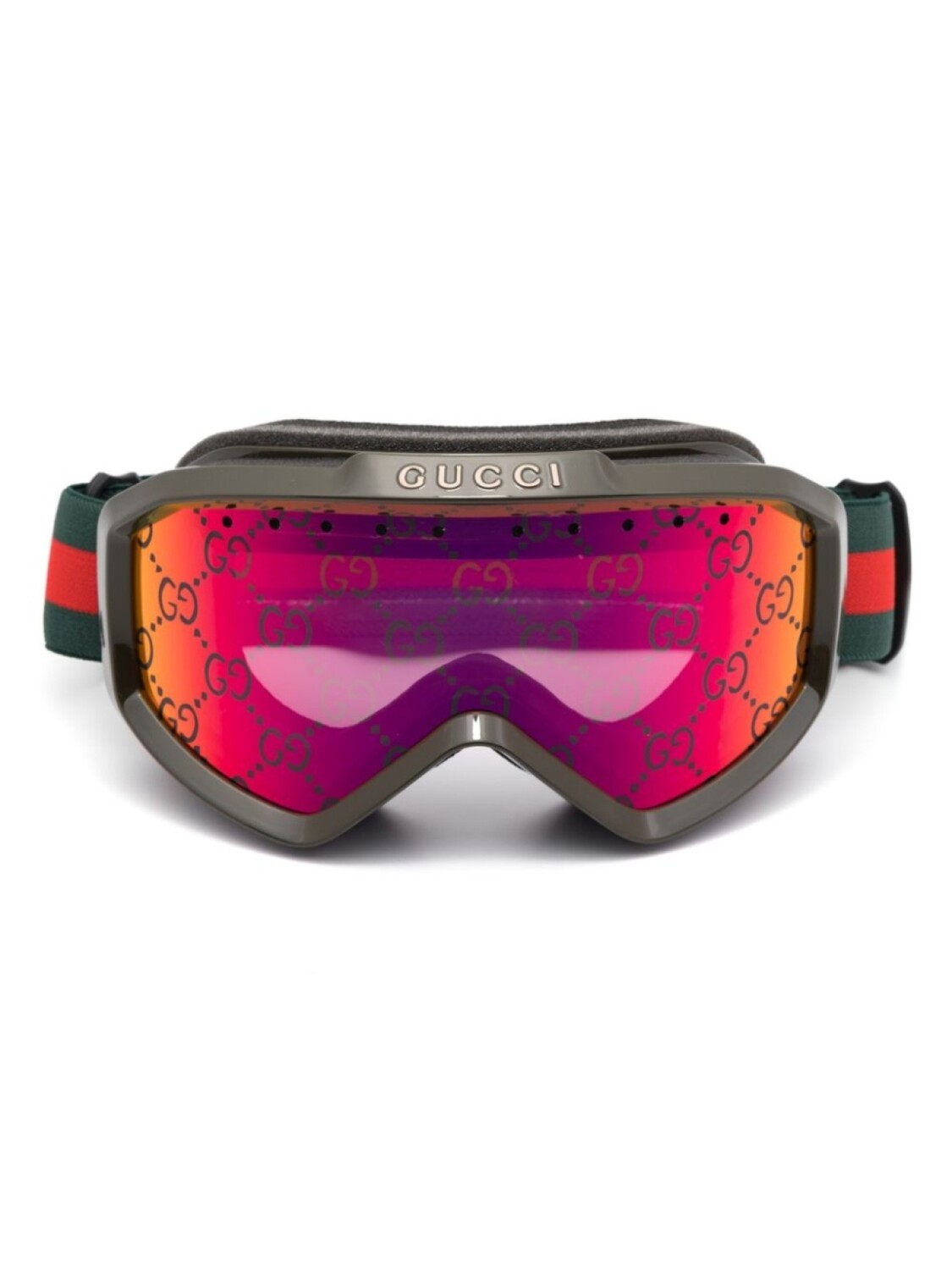 

Лыжная маска с логотипом GG Gucci Eyewear, зеленый