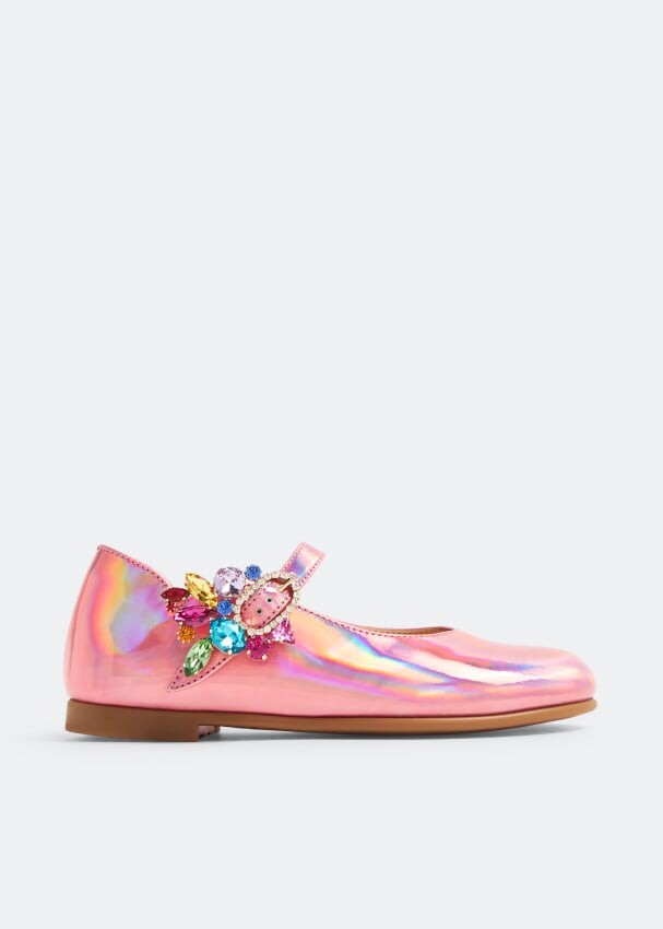 

Балетки Christian Louboutin Melodie Queenie Ballerinas, розовый