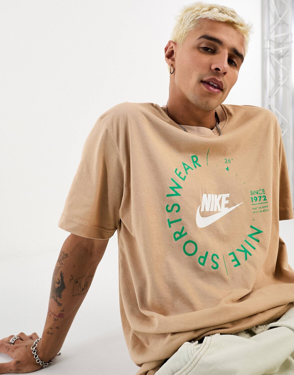 

Зеленая футболка с логотипом Nike Sport Utility, Зеленый