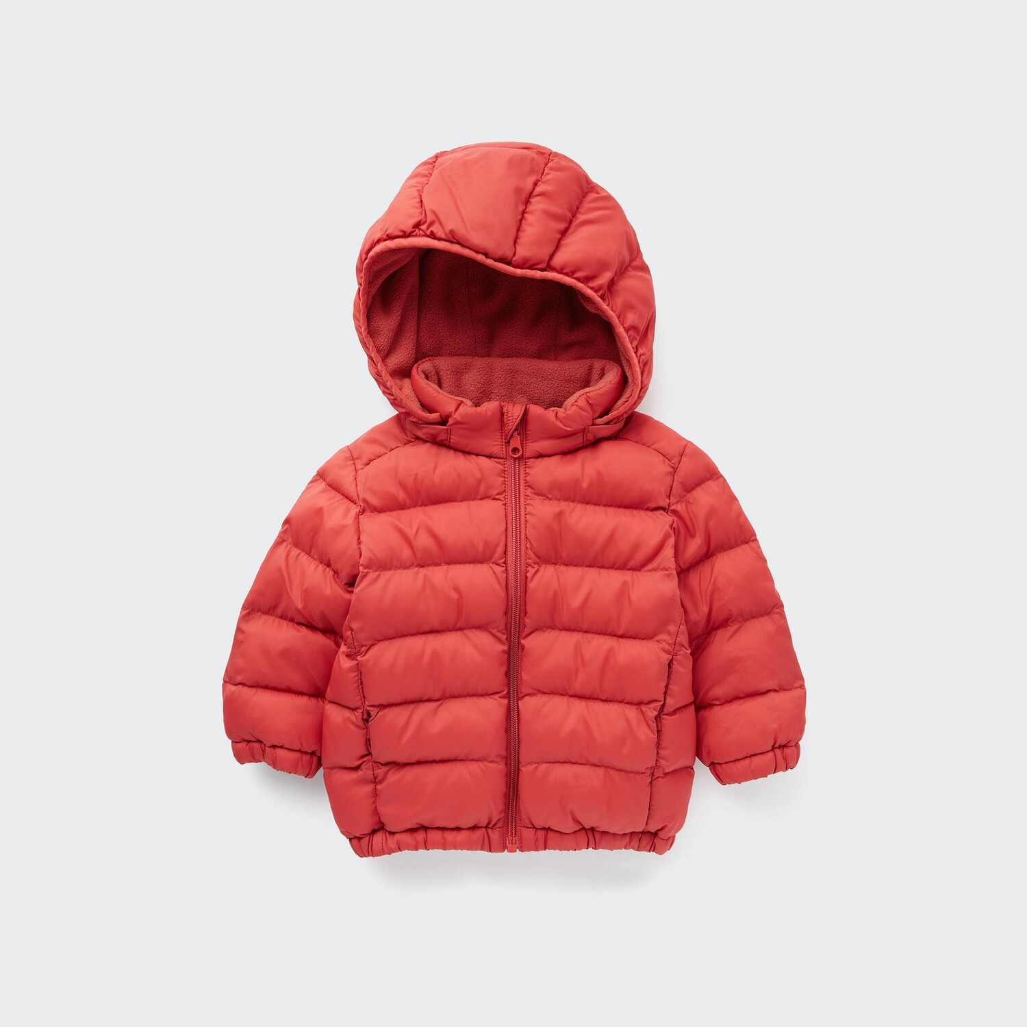 

Парка UNIQLO теплая с капюшоном, красный