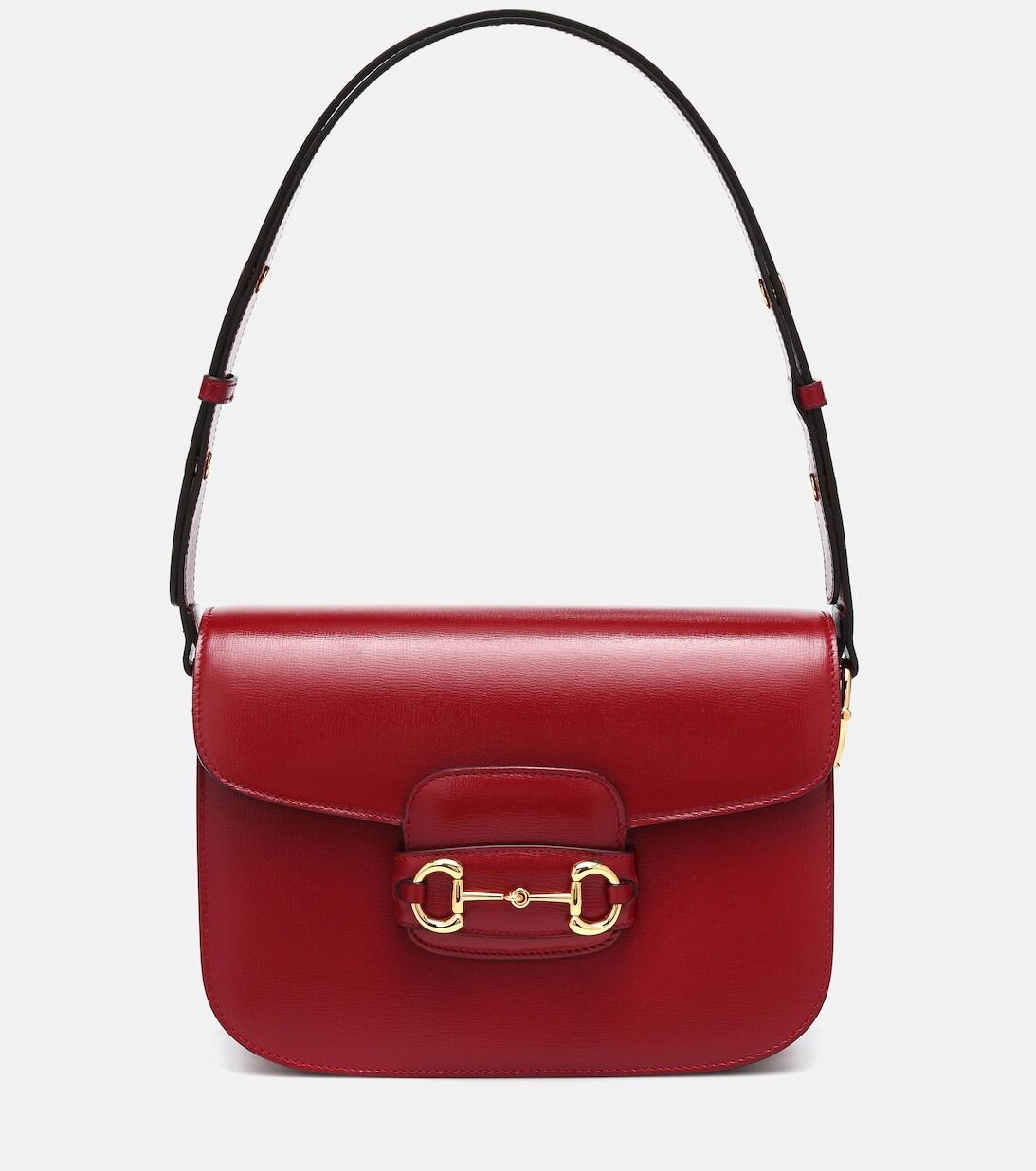 

Кожаная сумка через плечо Gucci Horsebit 1955 года Gucci, красный