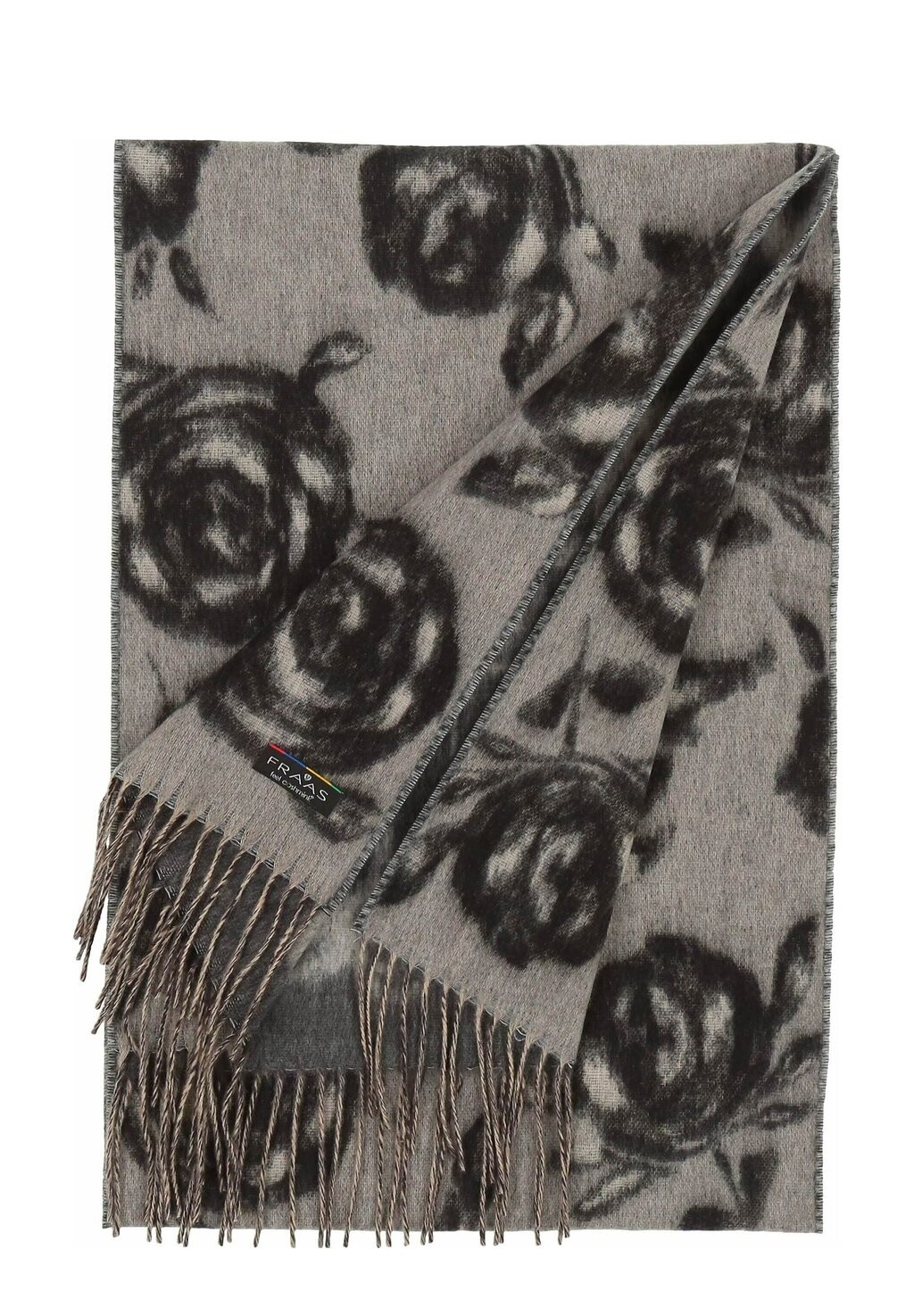 

Шарф FLORAL CASHMINK MADE IN GERMANY FRAAS, серый