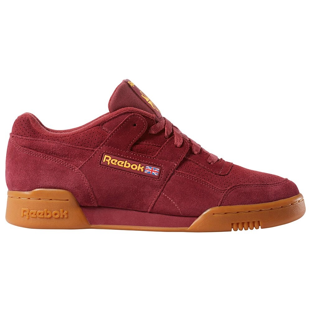 

Кроссовки Reebok Classics Workout Plus MU, красный, Коричневый;красный, Кроссовки Reebok Classics Workout Plus MU, красный