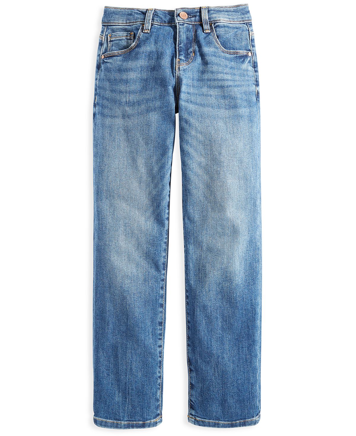 Джинсовые прямые джинсы с 5 карманами для больших девочек GUESS цена и фото