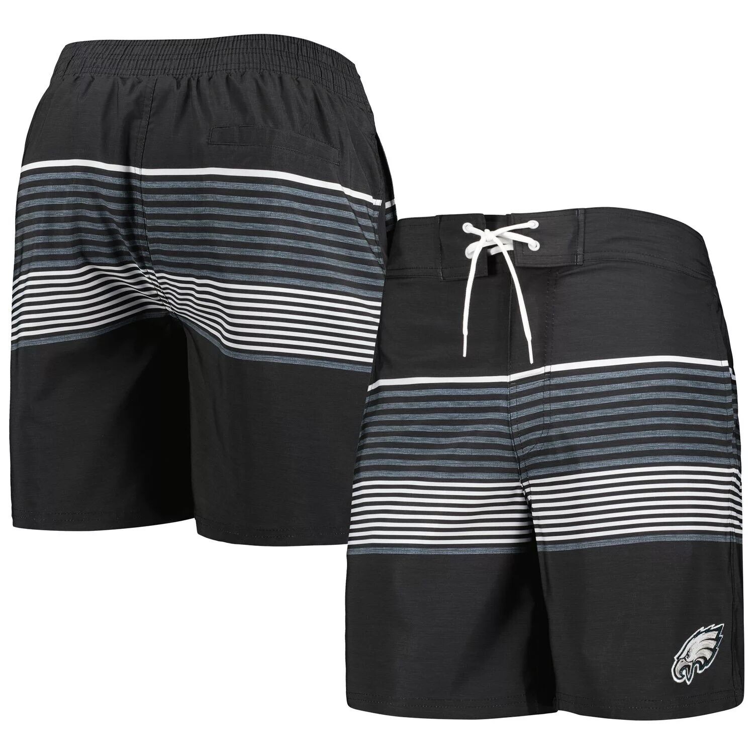 

Мужские черные шорты для плавания G-III Sports by Carl Banks Philadelphia Eagles Coastline Volley